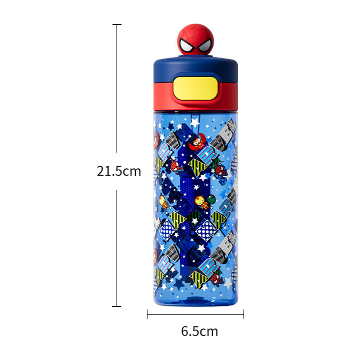 Disney character head botol air minum teguk 530ml spiderman/mickey/minnie 530ml WD8123