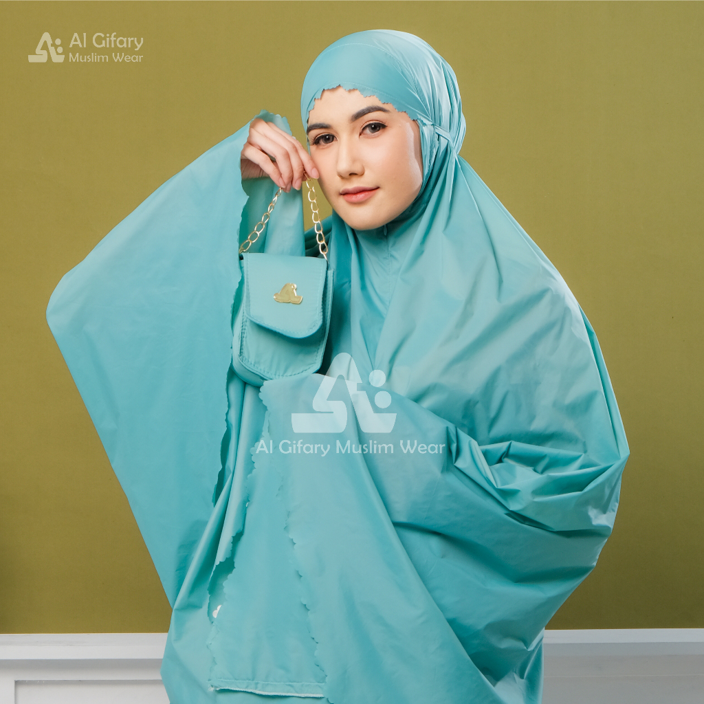 Mukena Mini Travelling 2in1 Parasut Premium Korea