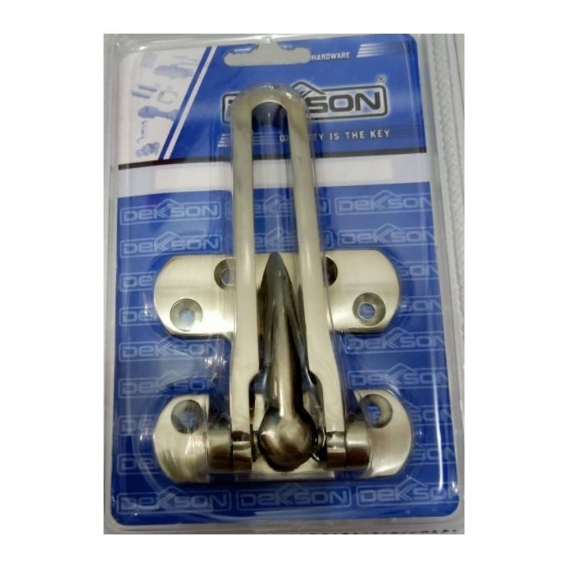 Door Guard Dekson DG 020 SN Grendel Pintu Hotel Modern Kuat Bagus Tebal Penghabisan Stock Lama Saja Obral