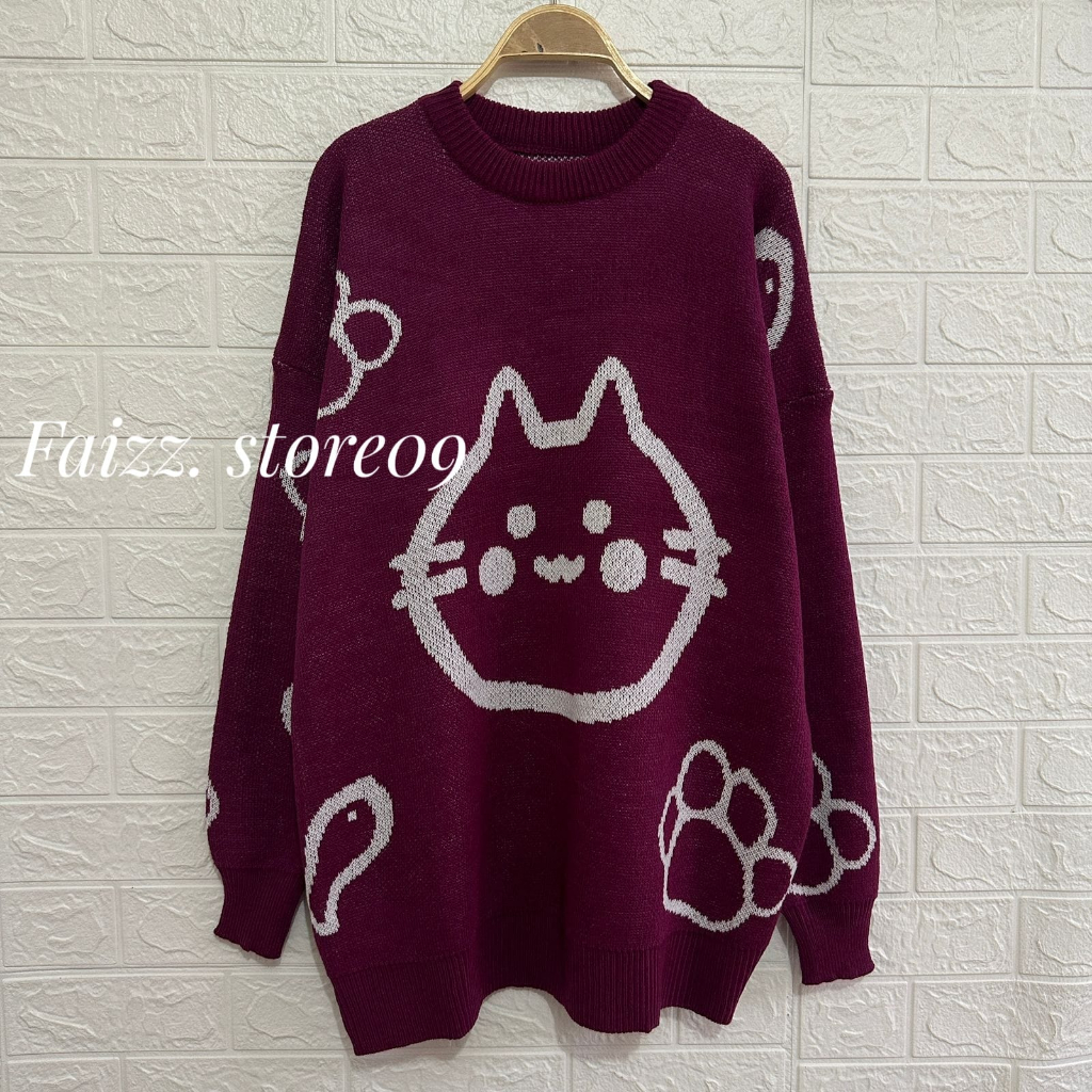 Oneset Sweater Korea Sumi Setelan Celana Kulot Wanita