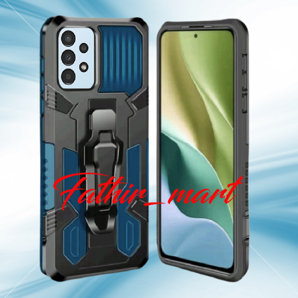 Case SAMSUNG A23 4G Casing Standing Back Klip Hard Case Robot New Cover
