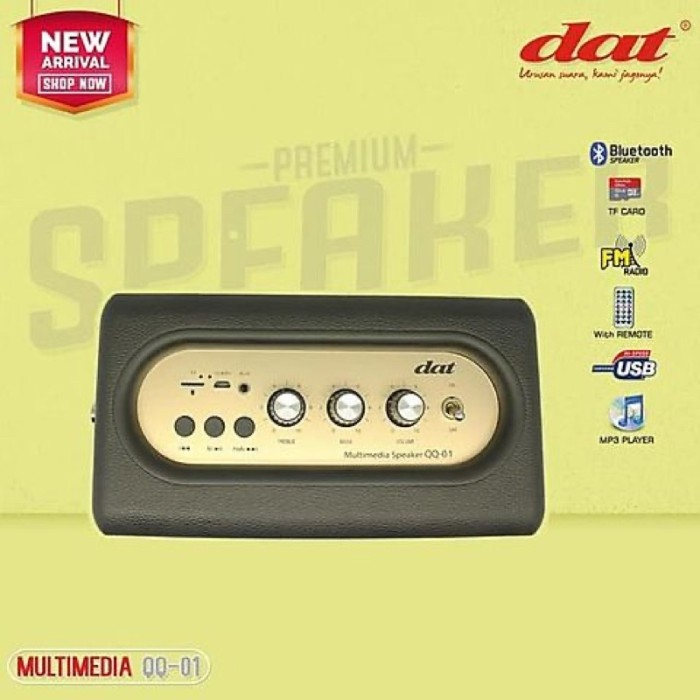 Speaker Multimedia DAT QQ-01 QQ01 QQ 01 Bluetooth