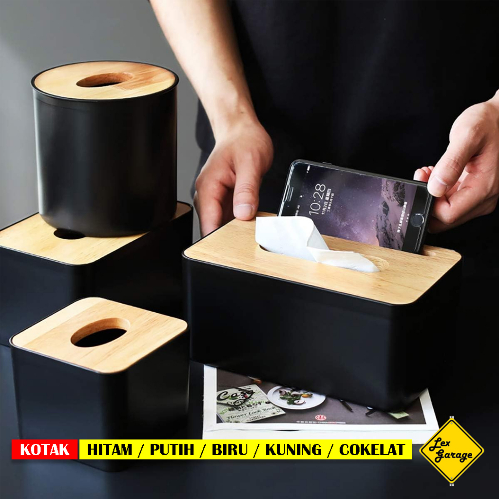 Kotak Tempat Tissue Kotak Tempat Tisu Kayu Tissue Box Dispenser