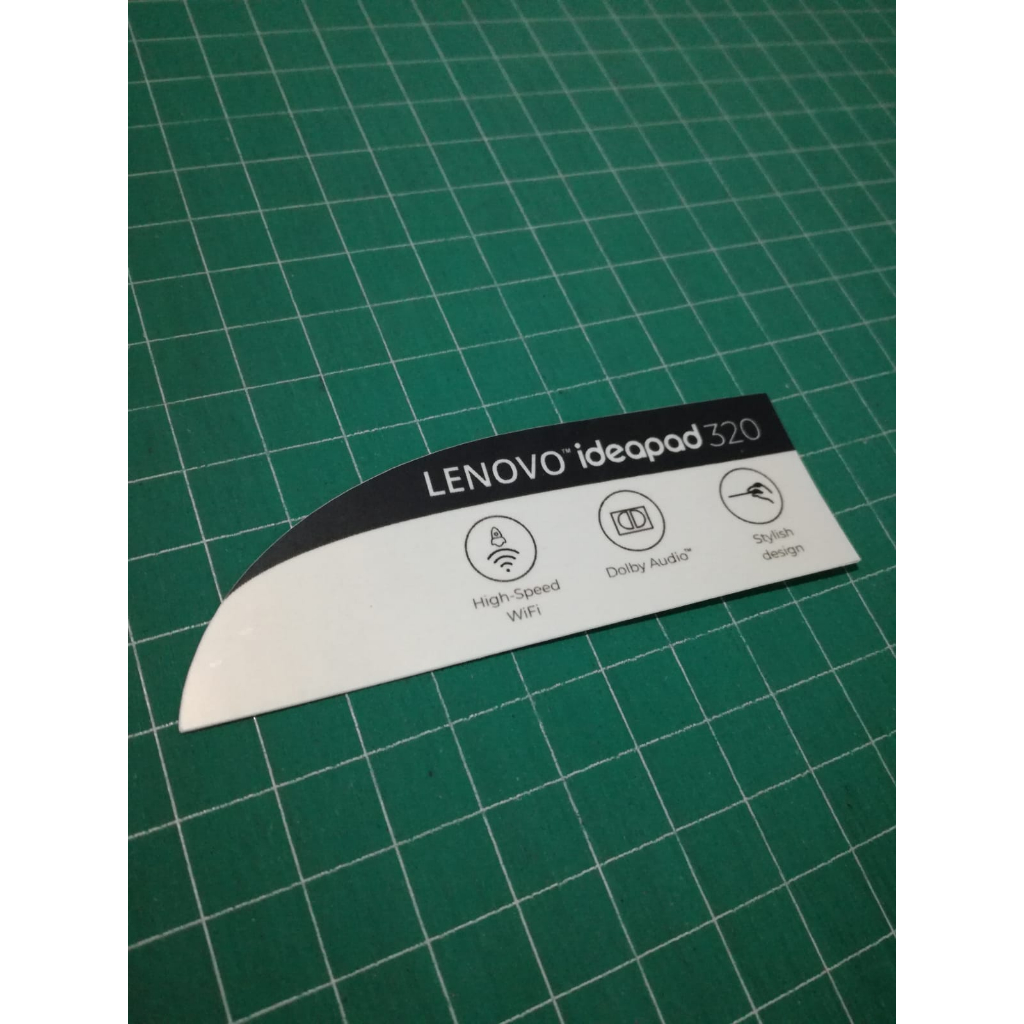 Stiker Spesifikasi Laptop Lenovo Ideapad 320