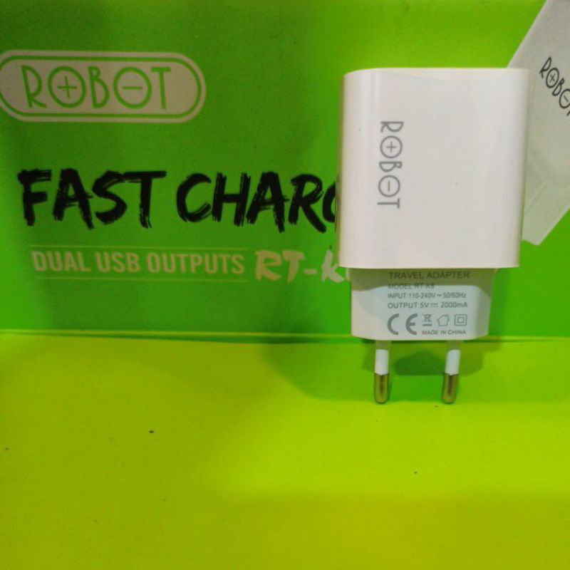 kepala charger 2A ROBOT