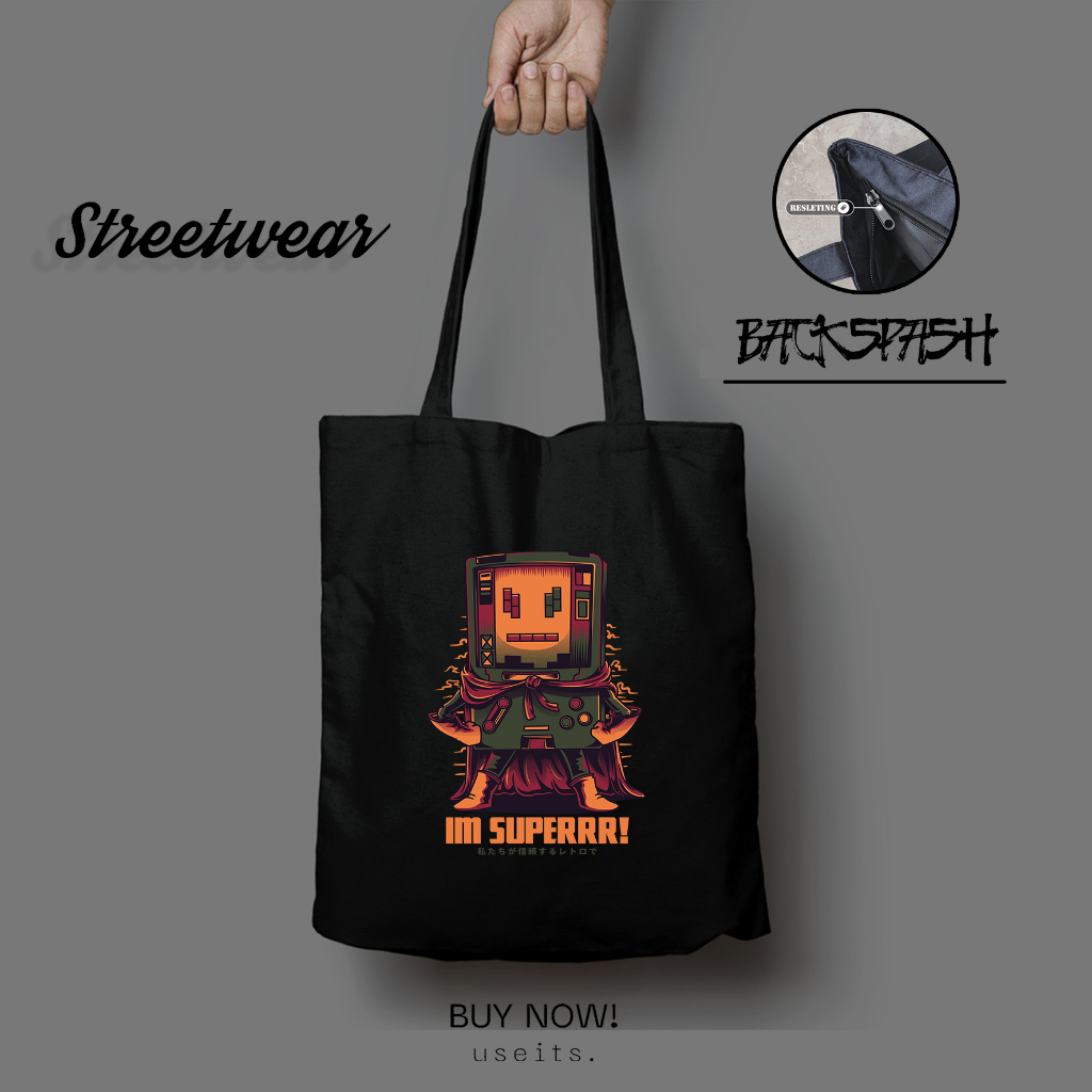 Tas Totebag Streetwear Custom Pria Wanita - STREETWEAR (06)