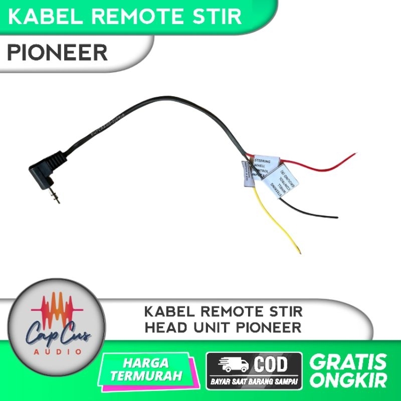 KABEL REMOTE STIR HEAD UNIT ANDROID PIONEER KENWOOD