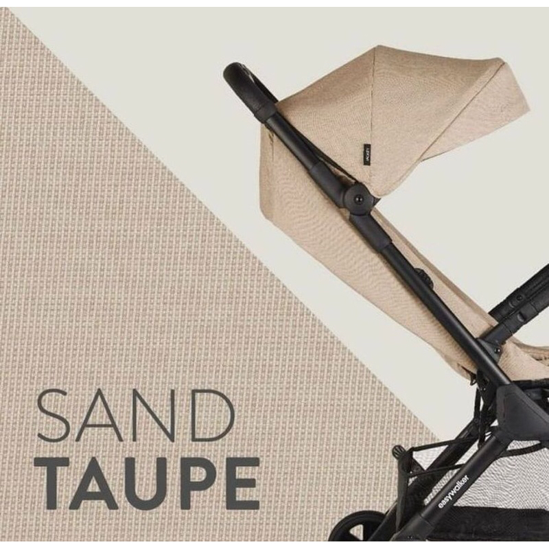 Easywalker JACKEY (Cabin Size) Sand Taupe / AUTOFOLD Stroller bayi 2 arah (REVERSIBLE)/ Compact / ringkes dilipat / travelling / kereta dorong bayi/ compact/ standing / earth tone / official retails / dengan jendela bayi /terlaris /best seller/easy walker