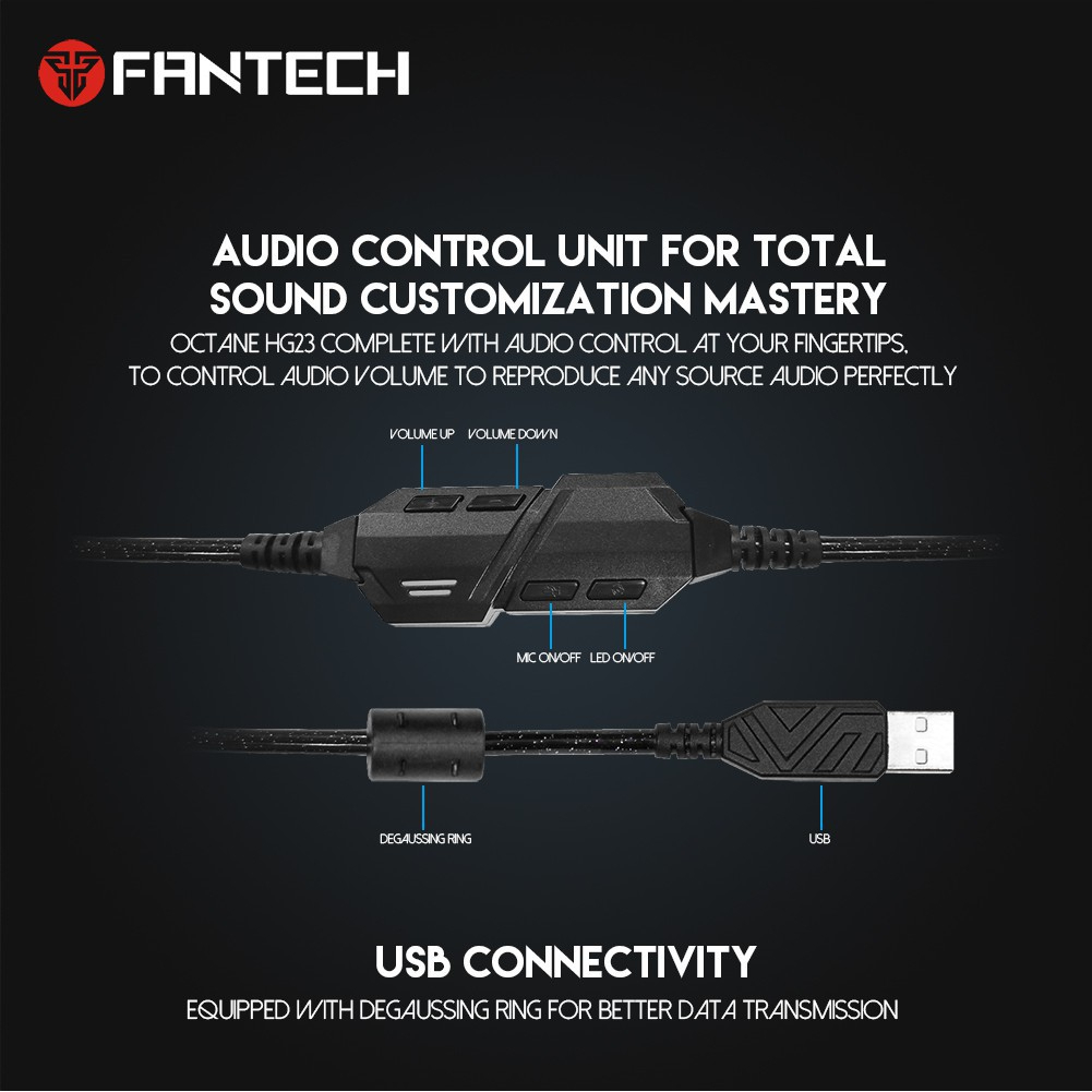 Fantech OCTANE 7.1 HG23 RGB Gaming Headset