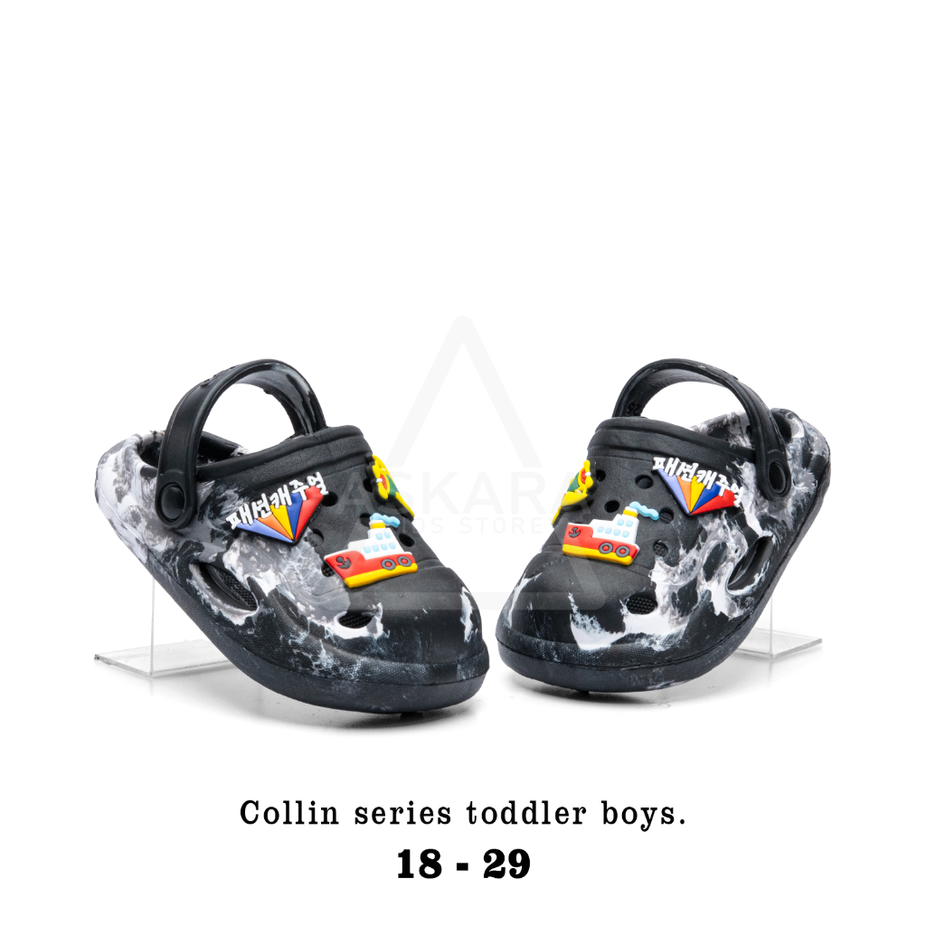 Colin Sandal Anak Laki-laki Baby boys Model Baim Corak Corak Loreng New Style