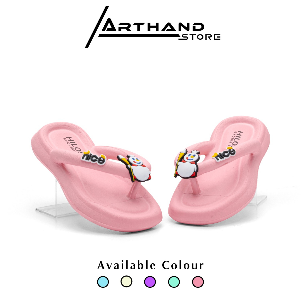 Sandal Anak Perempuan Motif MIXUE Viral Model Terbaru Anti Licin Lucu trandi untuk Umur 2 - 8 tahun