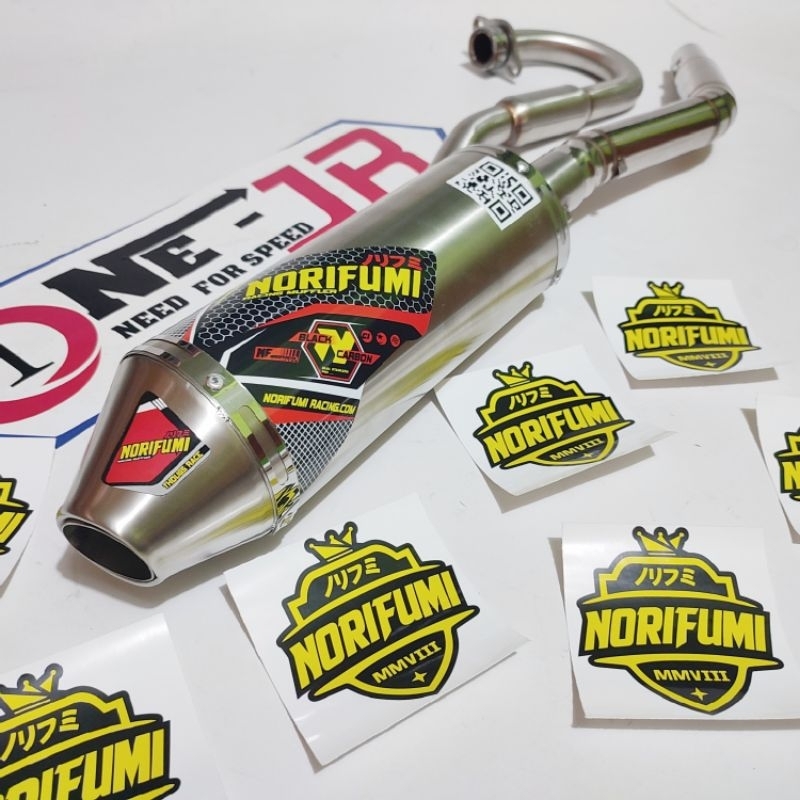 Knalpot Racing NORIFUMI Crf 150 l Klx Bf Dtracker WR 155 Suara Ngebas