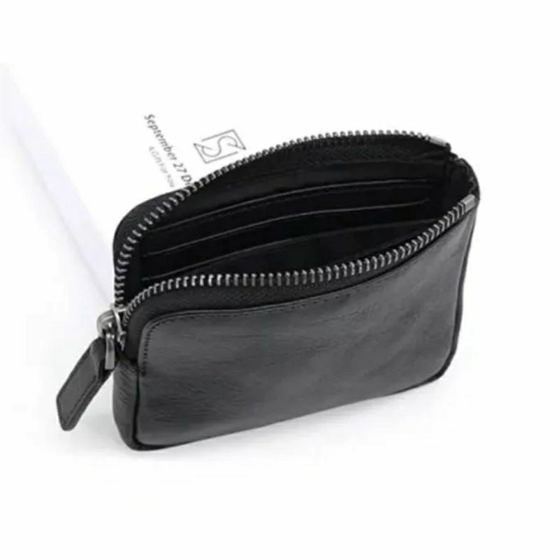 Dompet Koin kulit dompet mini kulit asli tempat uang dan kartu dompet asli kulit kecil