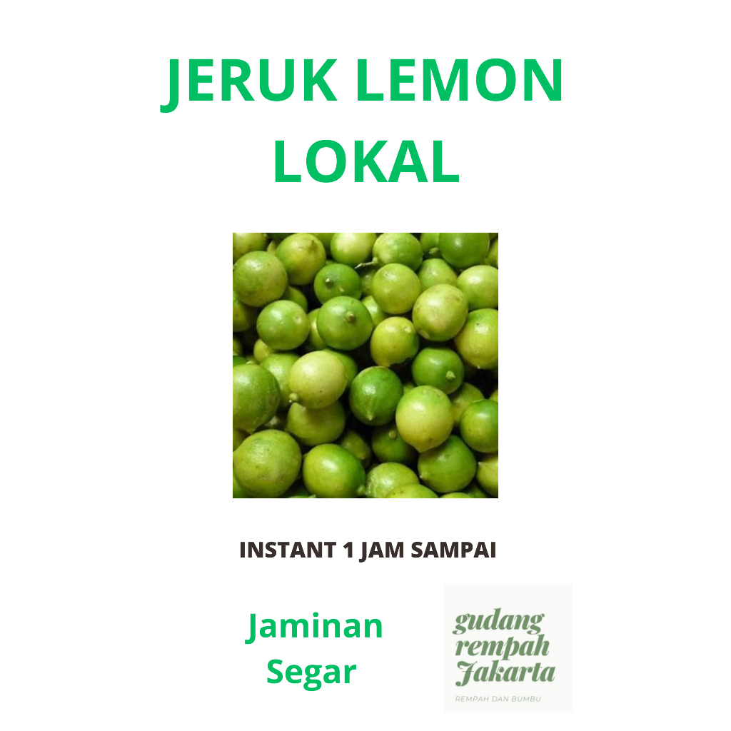 

JERUK LEMON LOKAL FRESH 500 gram