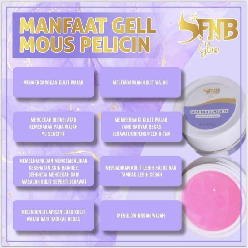 Gell Mous Pelicin FNB Glow