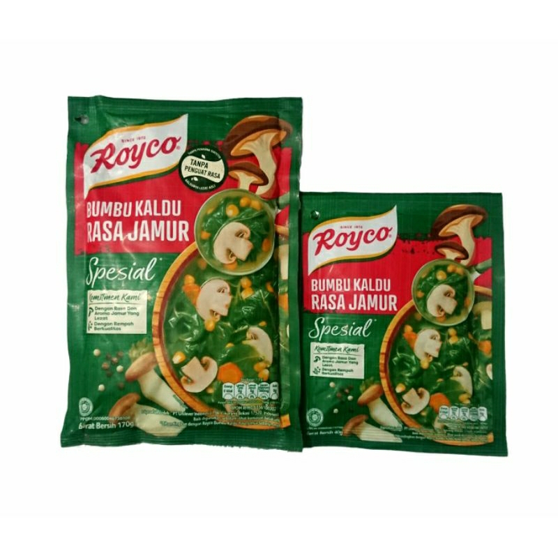 

Royco Bumbu Kaldu Jamur Spesial 40g, 170g