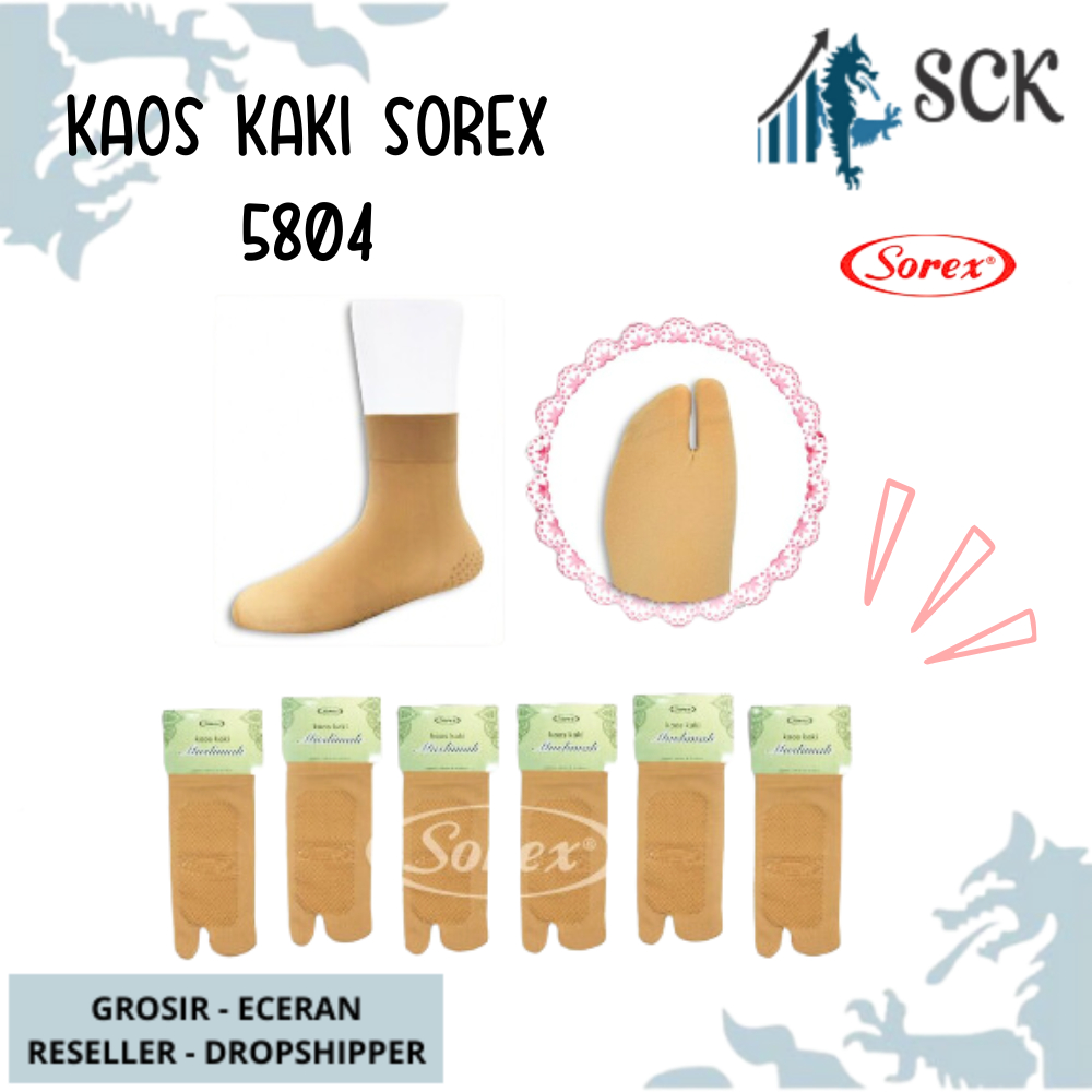 Kaos Kaki Wanita SOREX 5804 Muslimah / Pakaian Muslim Wanita / Kebutuhan Perempuan - sckmenwear