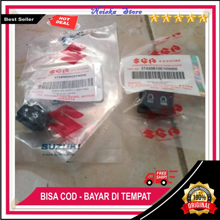 Tombol On Off Motor Lampu Suzuki Smash / Shogun 125 Original Saklar Lampu Berkualitas Terlaris