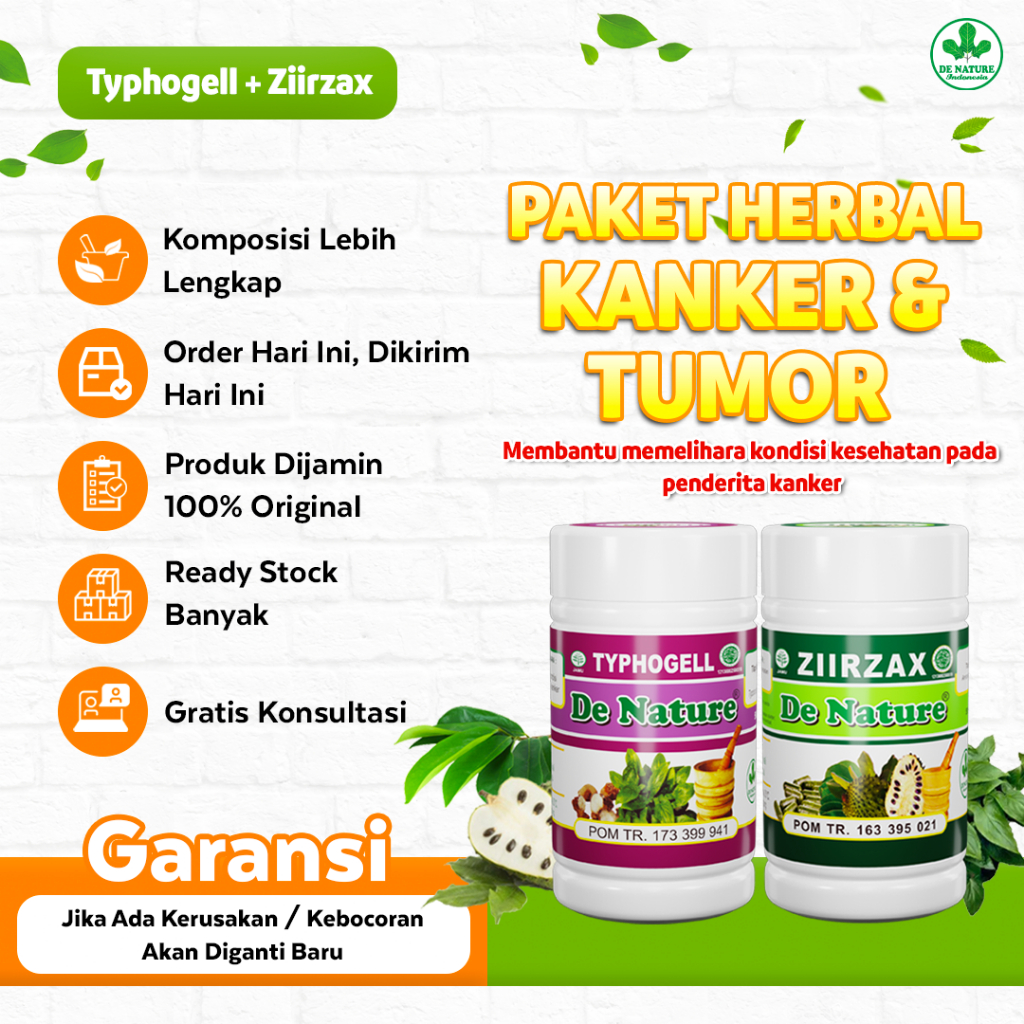 Typhogell & Ziirzax Obat Kelenjar Getah Bening Kanker Tiroid Gondok Beracun Kanker PayuDara Herbal A