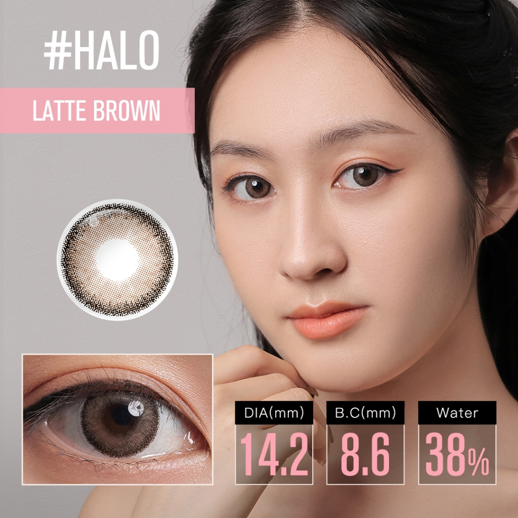 (COD) soflen grey, softlens soflens hitam softlens brown soflens murah softlens 14.2mm