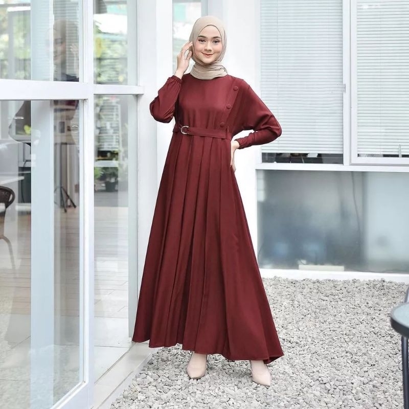 Mahya Dress Gamis Wanita muslim Fit To XL