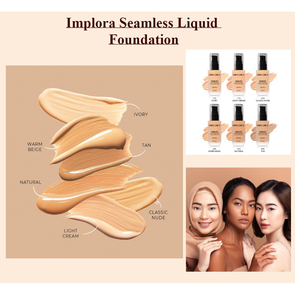 ❤ PAMELA ❤ IMPLORA Seamless Liquid Foundation