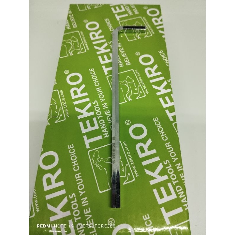 Tekiro Kunci L 4 5 6 8 10mm Panjang Segi 6 /kunci L 4mm 5mm 6mm 8mm 10mm Satuan Panjang Tekiro 100%