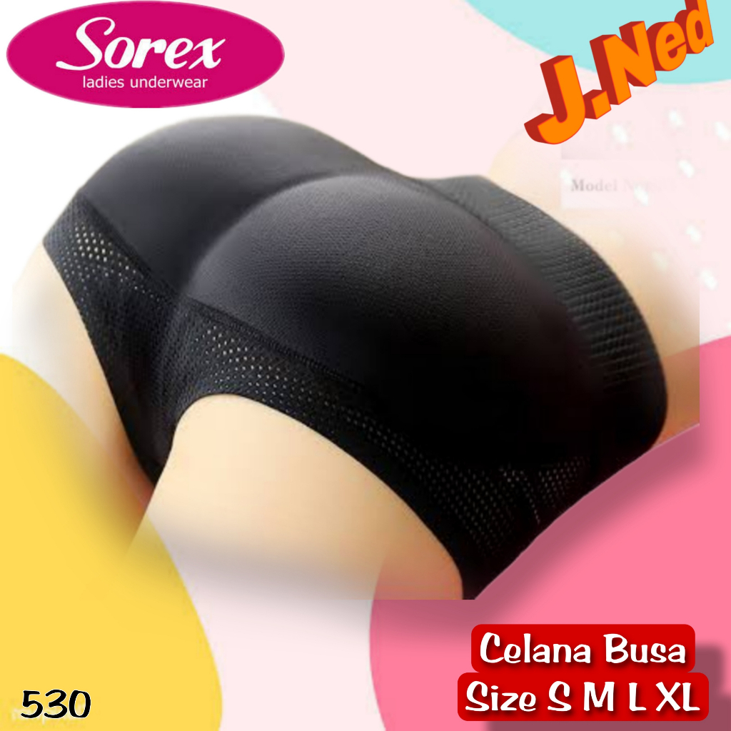 J530 - CELANA DALAM BUSA PANTAT PALSU SOREX SIZE S, M, L, XL