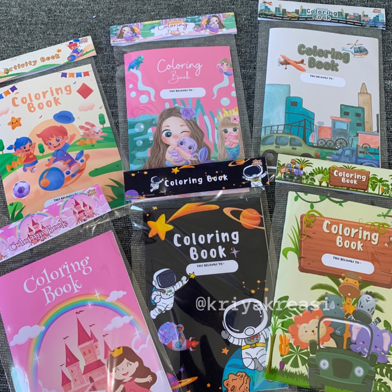 

(Ready Stok) Buku Mewarnai FREE PENSIL WARNA | Coloring Book