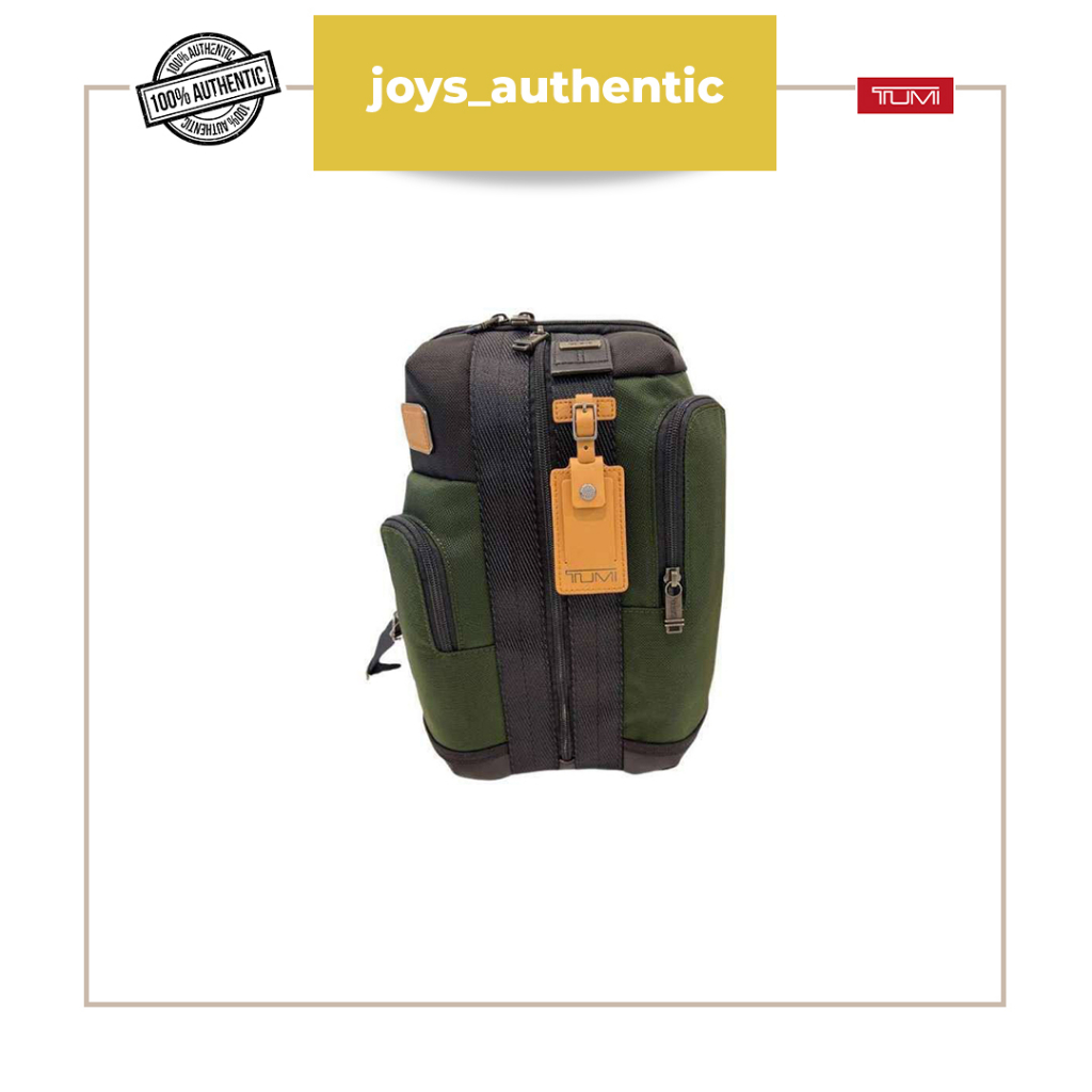 Tas Pria Tumi Higgins Sling Pack Hijau Green Man Bag Authentic Original