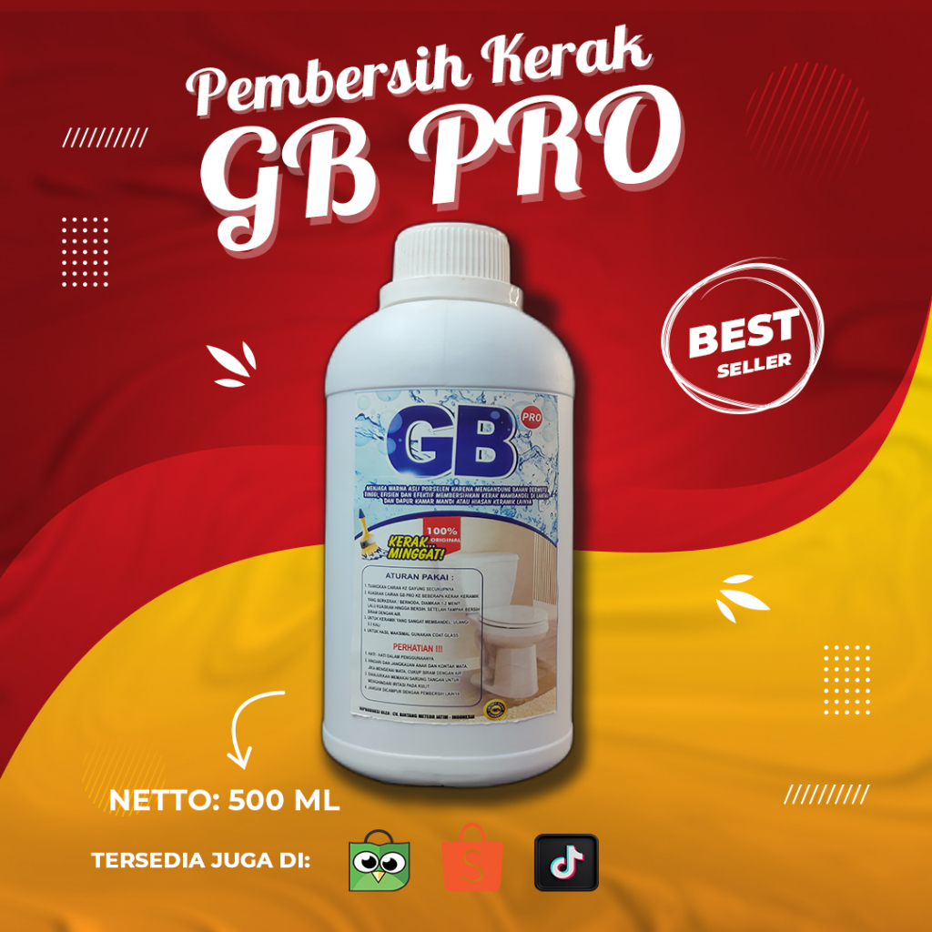GB PRO Glisbers pembersih keramik 500ML