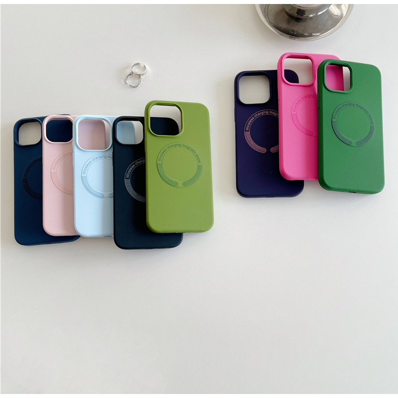 NEW CASE FOR IPHONE 11 11 PRO 11 PRO MAX PREMIUM SILKY MAGSAFE WIRELESS CHARGING SILICONE ANTI JAMUR