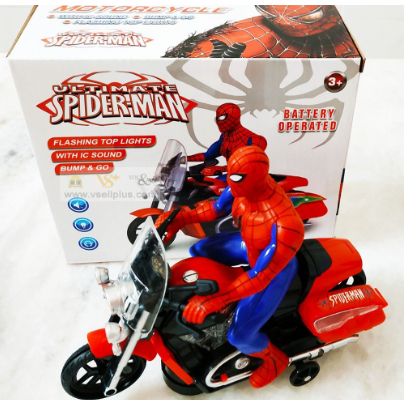 MAINAN ROBOT MAINAN ANAK SPIDERMAN ULTIMATE MOTORCYCLE MAINAN SPIDERMAN MOTOR MAINAN EDUKASI