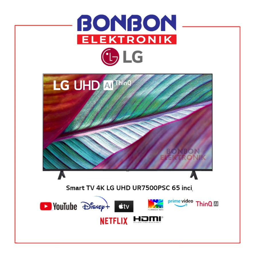 LG LED TV 65UR7500PSC 65 inch SMART DIGITAL TV UHD 4K HDR / 65UR7500