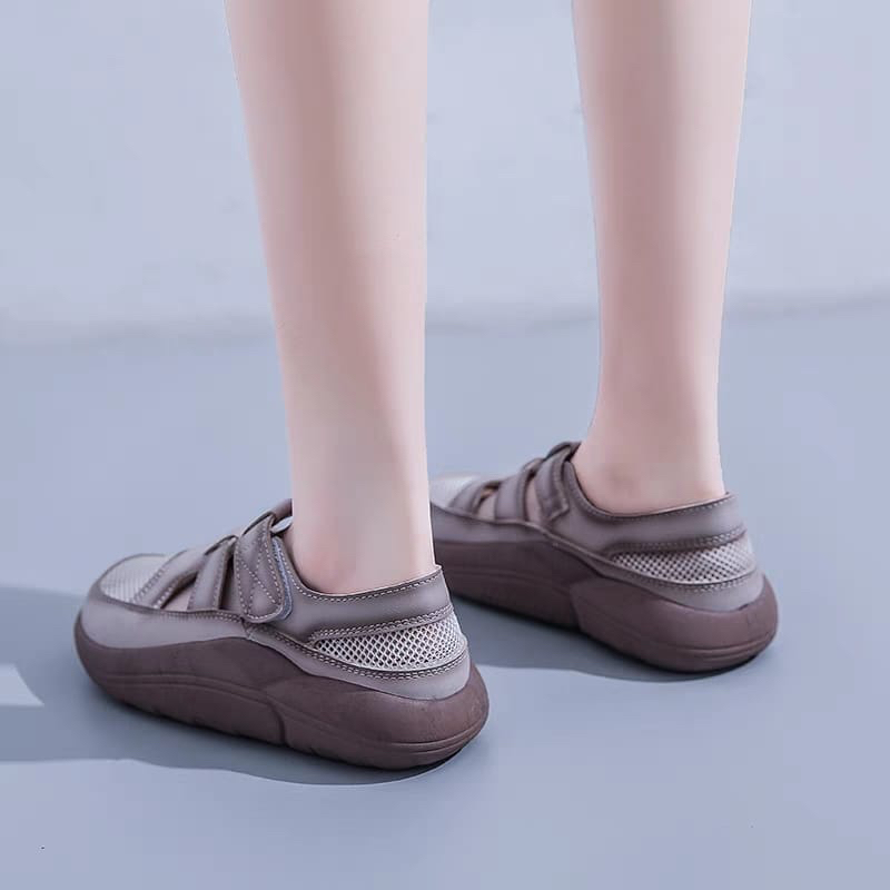 TOPGROSIR &quot;FREE BOX&quot; LV0214 Sepatu Sneakers Runner Wanita Slip On Import Sneaker Korean Style