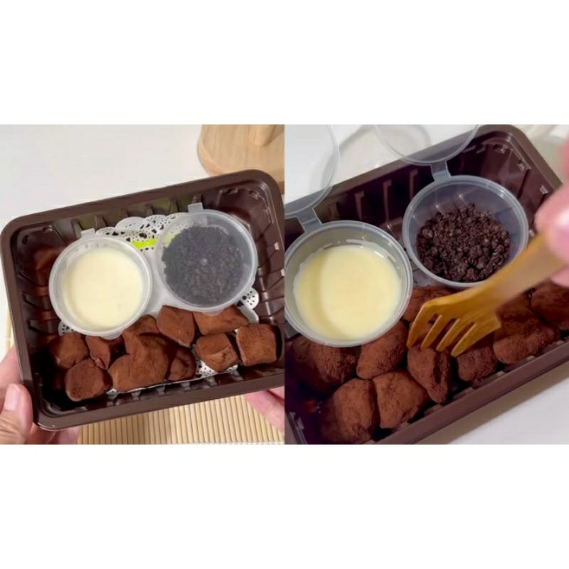 

MOCHI BITES isi 8pcs ada cream cheese and Oreo combo