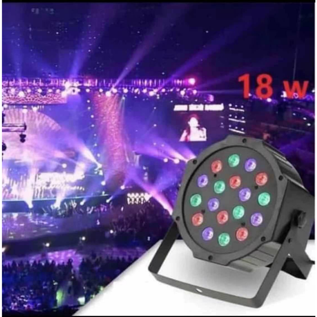 Lampu Par Led Panggung Disco 18 Watt RGB Lampu Sorot Panggung