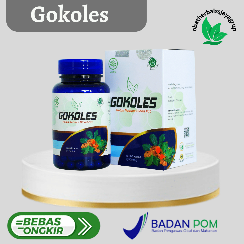 Gokoles obat  kolestrol  | obat  lemak darah tinggi | obat kolestrol