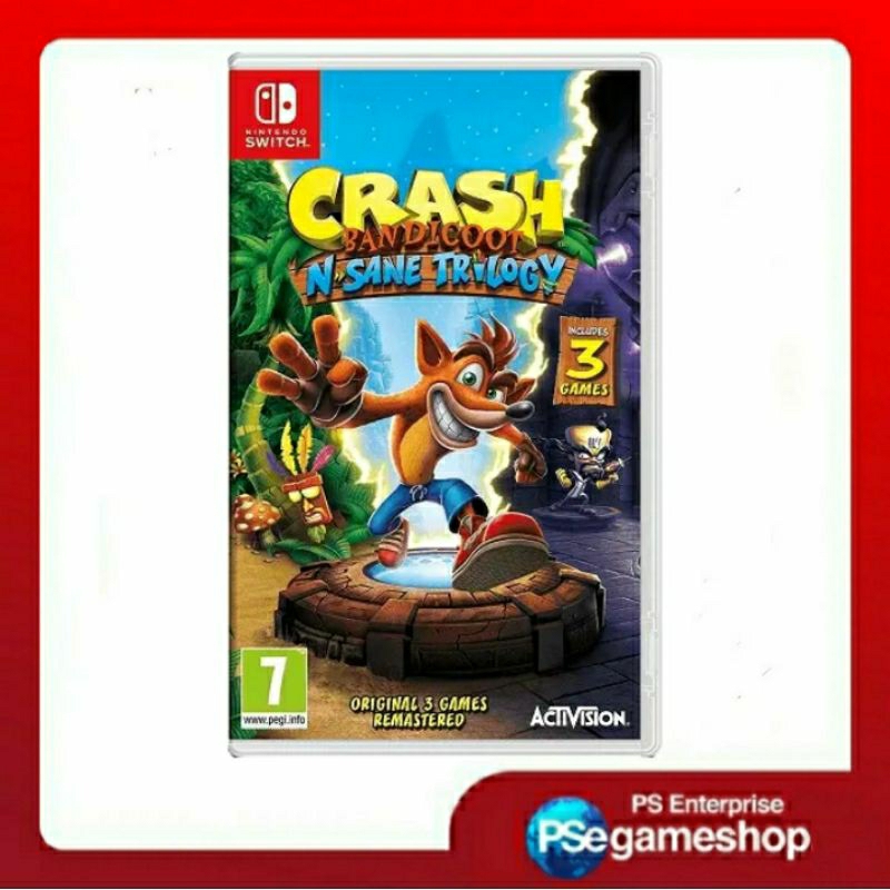 SWITCH Crash Bandicoot N. Sane Trilogy (English)