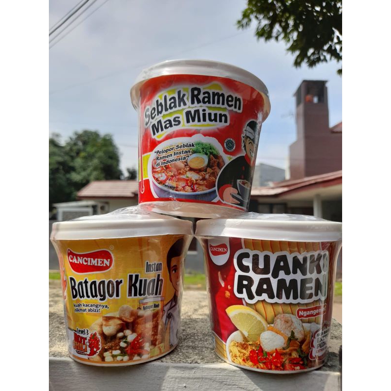 

Cancimen / cuanki ramen / batagor kuah / seblak