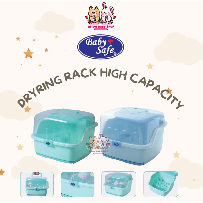 Baby Safe Drying rack besar Kotak penyimpanan botol susu rak botol susu Rak pengering botol