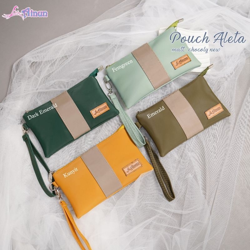 ALETA POUCH BY AINUN DOMPET WANITA MURAH BAHAN CHOCOLY