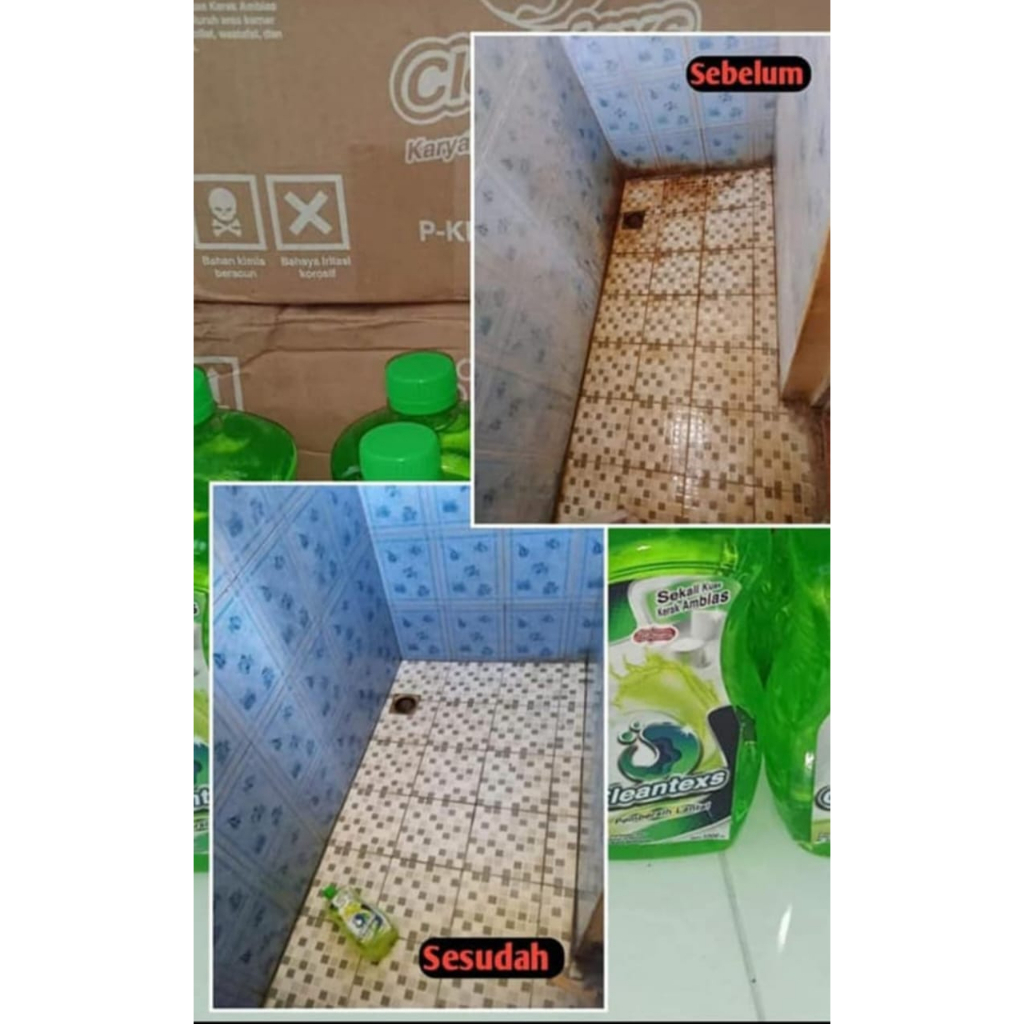 [GROSIR] CLEANTEXS CLEANTEX PEMBERSIH KERAK LANTAI KAMAR MANDI ANTI KUMAN MEMBANDEL MULTIFUNGSI SERBAGUNA