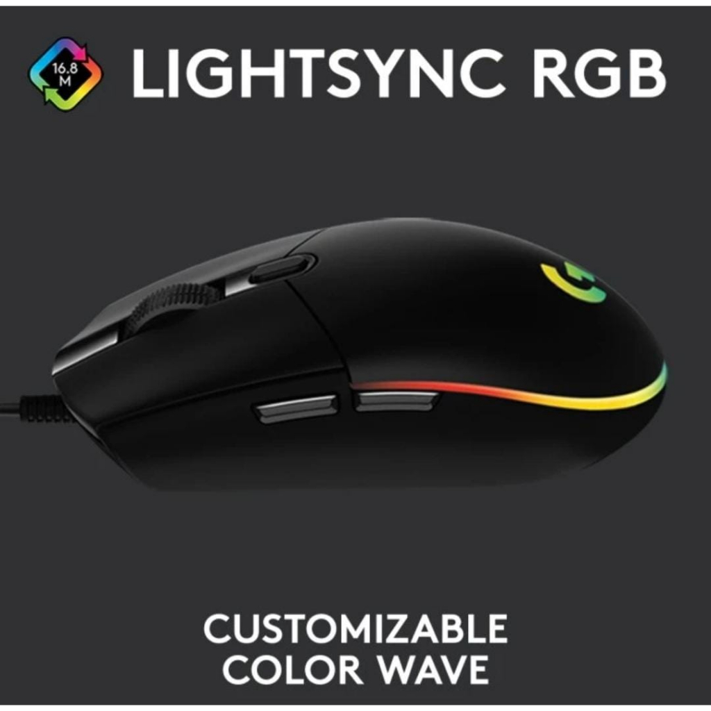Logitech G102 Lightsync Gaming Mouse Garansi Resmi Logitech Indonesia
