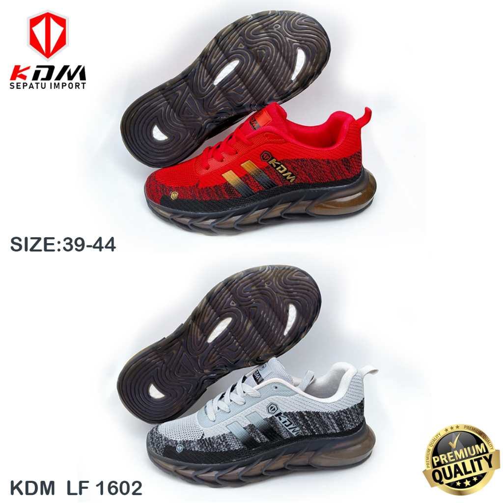 Sepatu Olahraga Sepatu Lari Sepatu Running Sepatu Pria Premium Import KDM LF1602