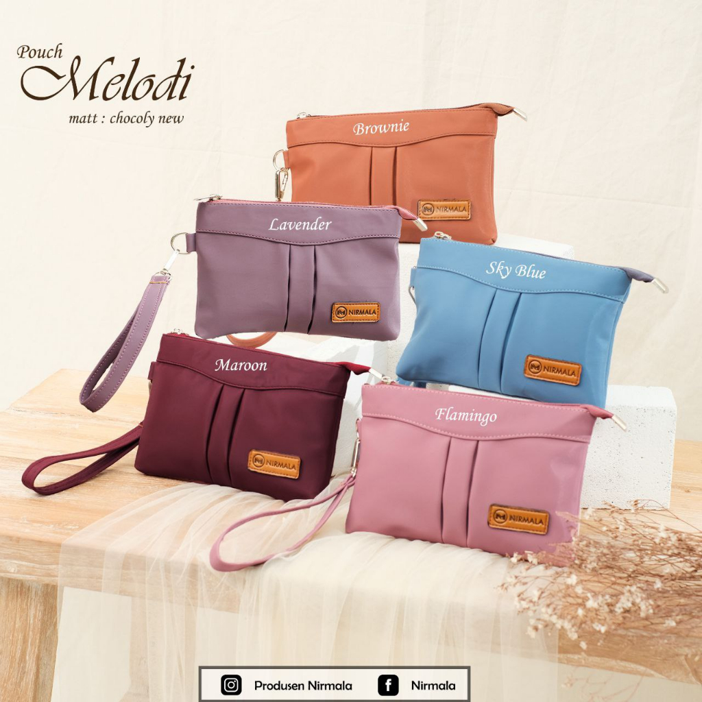 POUCH TERBARU - POUCH NIRMALA - MELODI NIRMALA - POUCH MELODI by NIRMALA - TAS - POUCH