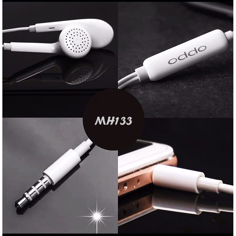 Headset Earphone Handsfree Hf MH-133 Original Bass Murah