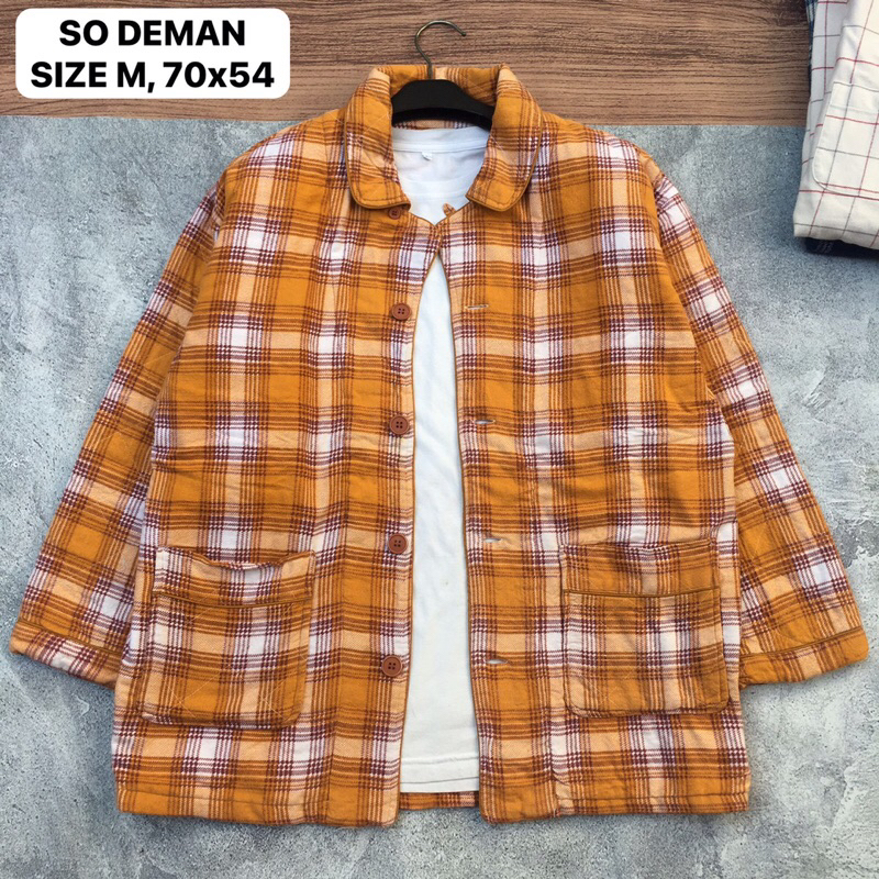 Flannel jacket SO Deman, Bukan uniqlo