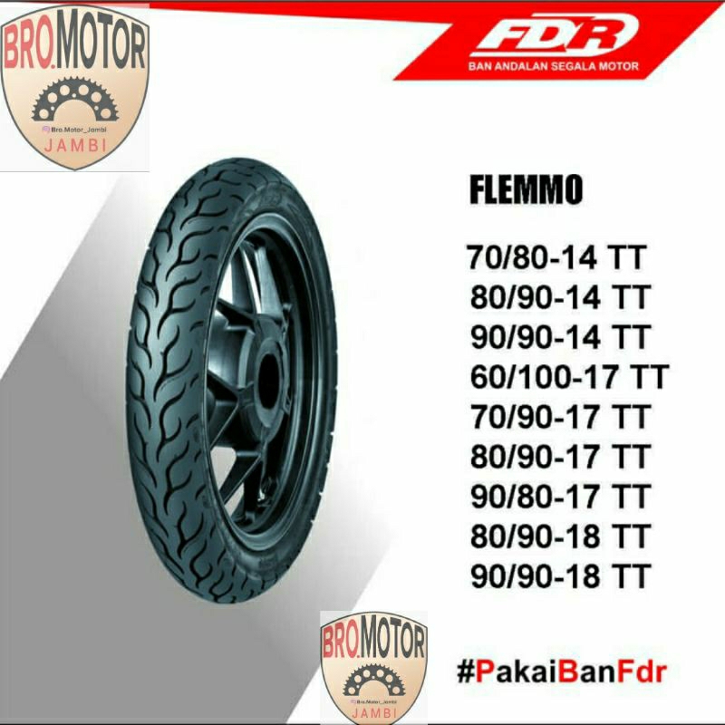 Ban FDR Flemmo 70/90/17, 80/90-17, 90/80-17