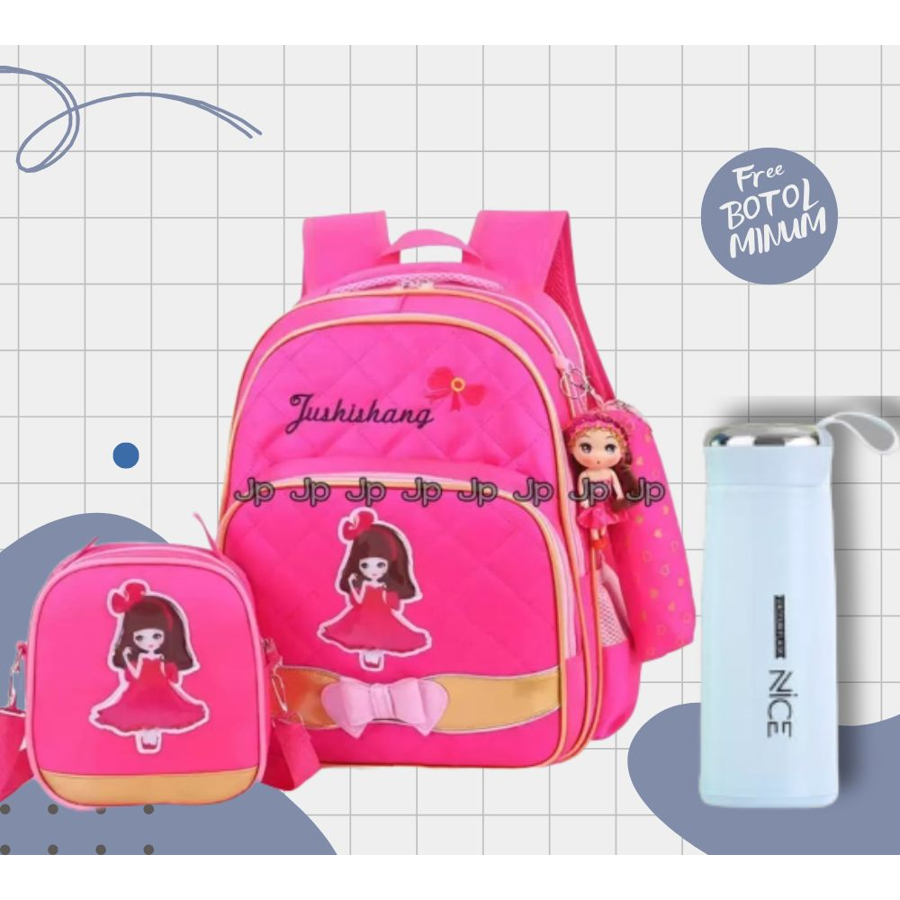 BDKR_TAS - (COD)Tas Ransel BIDADARI_Ratu/ Fashion Anak Sekolah 4 Warna Tas Anak sekolah SD Baby Bag Tas Ransel Anak Sekolah Karakter perempuan Tas Karakter Bidadari